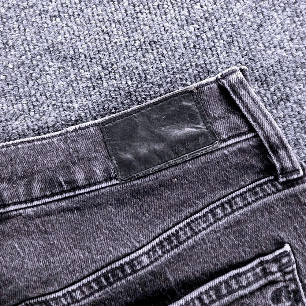 Madewell The Perfect Vintage Jean Womens 28 High Rise Straight Leg Washed Black